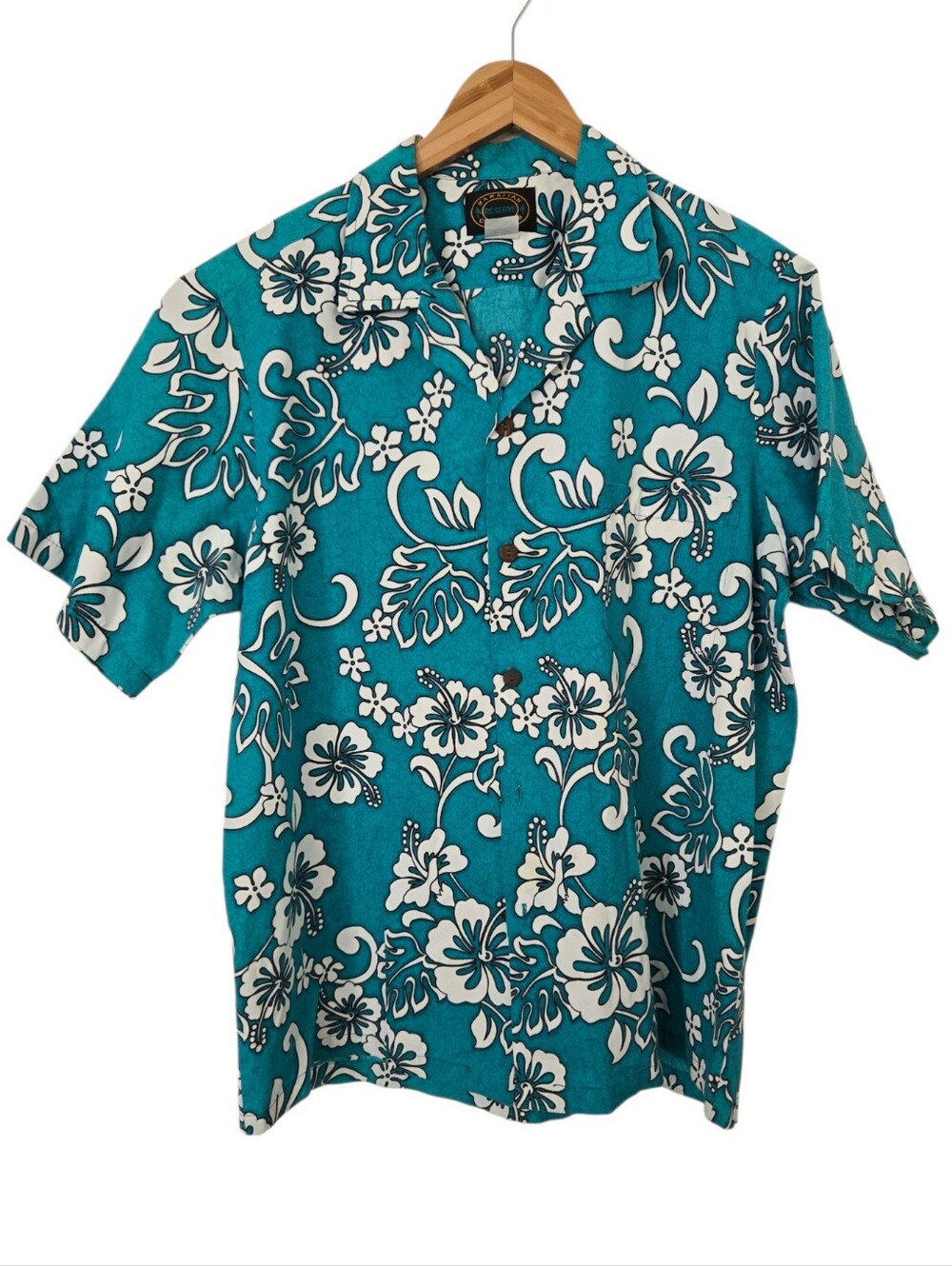 🌺 Hawaiian Reserve Collection Tropical Aloha Shirt – Size L